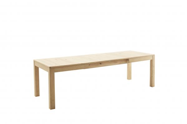 Esstisch ALENTO T60  160 (260) x 90  Balkeneiche in Kristalleiche geölt